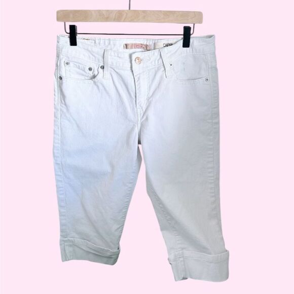 Y2K Levi’s White low rise Capri - Picture 1 of 4